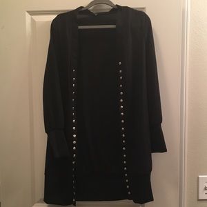 Black long sleeve sweater